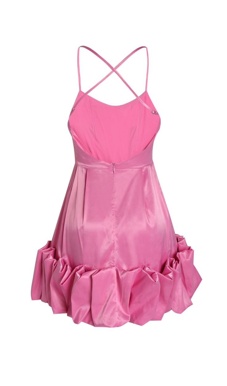 Experience the definition of femininity and luxury with this gorgeous strapless halter mini dress. Crafted from premium satin in sumptuous pink, this dress is a timeless piece that will make you look and feel polished and elegant. Perfect for any special event. Gentle Dry Clean OnlyColour may vary due to lighting on images. The product images (without model) are closest to the true colour of the product.Item runs true to size chart and is cut to suit our size chart. Please refer to our size char Feminine Satin Strapless Dress For Party, Fitted Pink Satin Dress For Cocktail, Pink Satin Strapless Dress For Prom, Pink Satin Mini Dress For Formal Occasions, Strapless Satin Halter Dress, Pink Fitted Halter Dress For Wedding, Chic Pink Ruched Satin Dress, Elegant Pink Satin Halter Dress, Formal Pink Silk Mini Dress