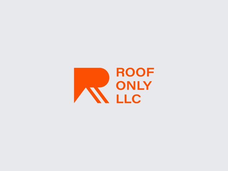 the roof only logo is orange and has an image of a horse on it's back