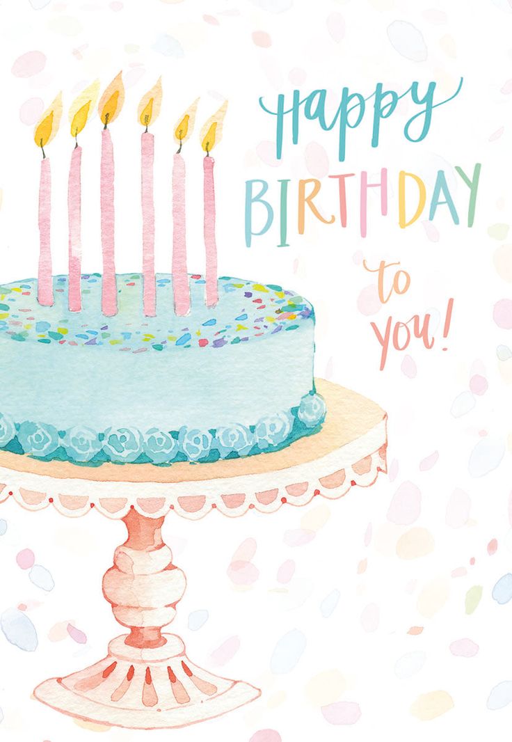 Turquoise Birthday Cake on Stand Birthday Card Cake On Stand, Turquoise Birthday, Happy Birthday Cute, Happy Birthday Illustration, Birthday Greetings Friend, Happy Birthday Art, Happy Birthday Beautiful, Happy Birthday Greetings Friends, Cute Happy Birthday