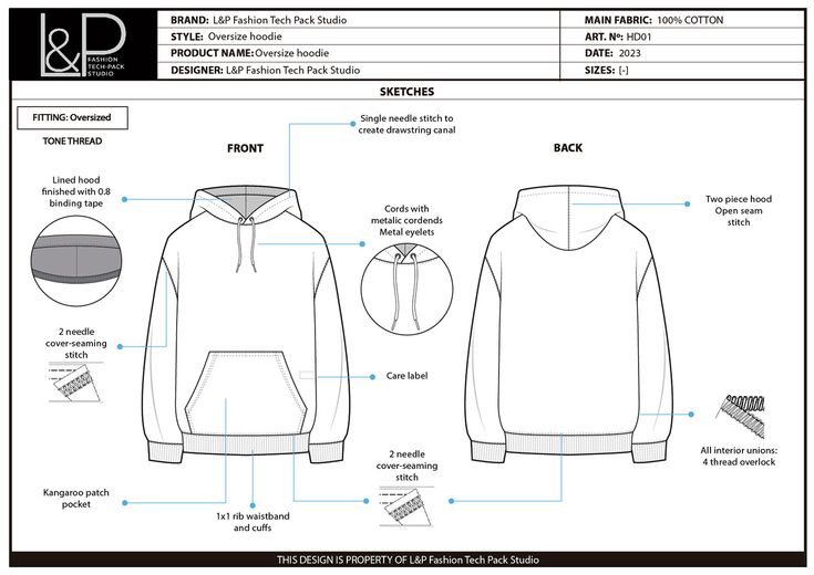 the hoodie is shown with instructions for how to measure it and how to use it