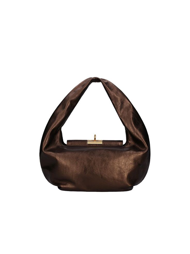 Composition : Sustainable Cow Leather 100%Lining : Sustainable Recycled Polyester 100%Color : Bronze (Foil)Country of Origin : Republic of Korea Medium Bags, Cow Leather, Foil, Bag Lady, Shoulder Bag, The Originals, Leather, Color