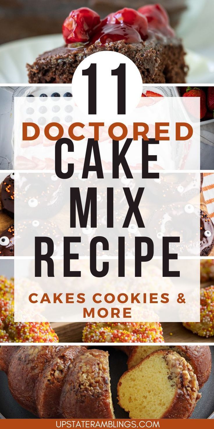 11 Doctored Cake Mix Recipe 11 Cake, Doctored Cake Mix Recipes, Yellow Cake Mix Recipes, Easy Bundt Cake Recipes, Homemade Cake Mixes, Cake Mix Doctor, Box Cake Recipes, Recipes Using Cake Mix, Easy Bundt Cake