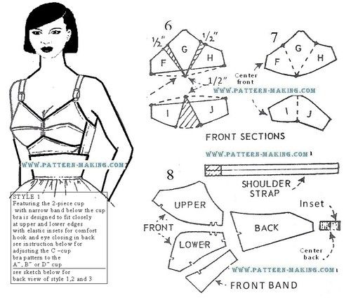 the instructions to make an origami dress with straps and bustier for women