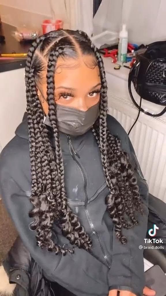 Big Goddess Box Braids, Long Coi Leray Braids, Big Box Braids Jumbo, Jumbo Goddess Braids, Coi Leray Braids, Short Box Braids Hairstyles, Big Box Braids Hairstyles, Jumbo Box Braids, Goddess Braids Hairstyles