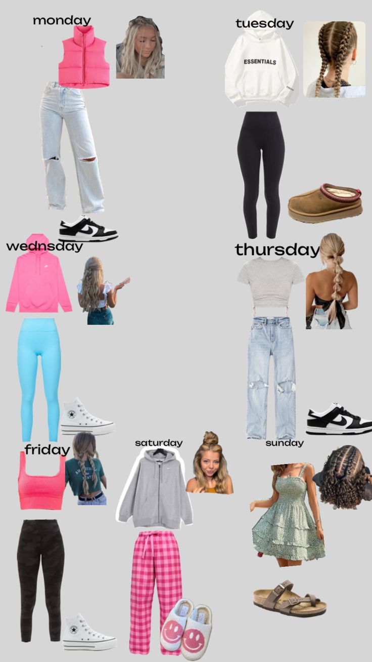 Outfit Ideas For Saturdays, Cute Outfits To Wear To School In Spring, Cute Outfits For Movies, Outfits For Days Of The Week, Southern Preppy Outfits Aesthetic, How To Dress For School, Outfit Ideas For The Week, Outfits Of The Week For School, Cute Outfits Ideas For School