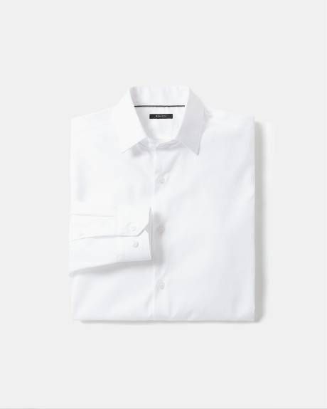 Our Most-Wanted Twill Shirt is a quintessential pulls-the-look-together piece for anyone who values style and practicality in their closet. Its high-quality craftsmanship is designed to last -- from unbreakable buttons (you'll never have to worry about a wardrobe malfunction!) to easy-care wrinkle-resistant fabric that is a breeze to maintain. Whether you're dressing up for a special occasion, or simply want to elevate your everyday look, our Twill Shirt is always the perfect choice.

- Regular Get Rid Of Wrinkles, Twill Dress, Slim Fit Dress, Slim Fit Dress Shirts, Clothing Men, Twill Shirt, Slim Fit Dresses, Fit Dress, Cut Shirts