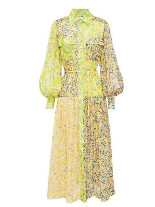 Floral long sleeve maxi dressMade In: China Fall Multicolor Maxi Dress, Spring Bohemian Fitted Long Sleeve Dress, Bohemian Fitted Long Sleeve Dress For Spring, Long Sleeve Summer Daywear Dresses, Long Sleeve Summer Day Dresses, Winter Floor-length Long Sleeve Dress, Floral Print Maxi Dress For Daywear, Green Maxi Dress For Casual Wear, Green Maxi Dress For Casual Occasions