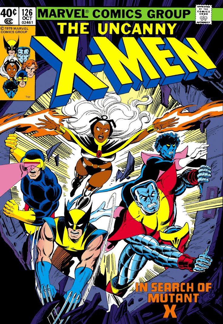 the cover to x - men comic book