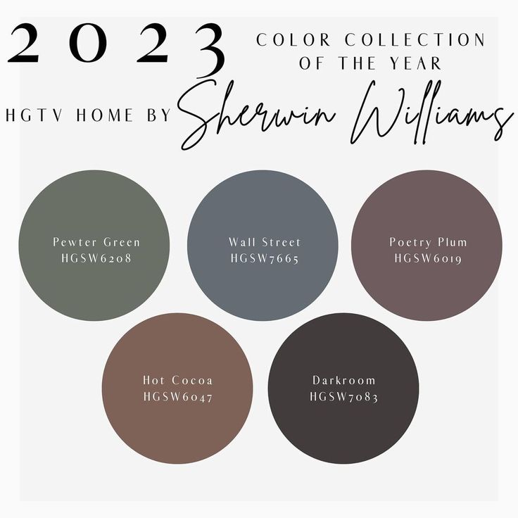 the color scheme for sherylin williams's 2012 color collection, which is available in