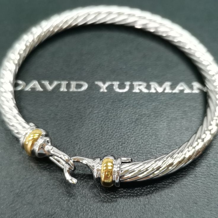 David Yurman Dupe Bracelet - Etsy David Yurman, Gold Bracelet, Bracelet, Gold