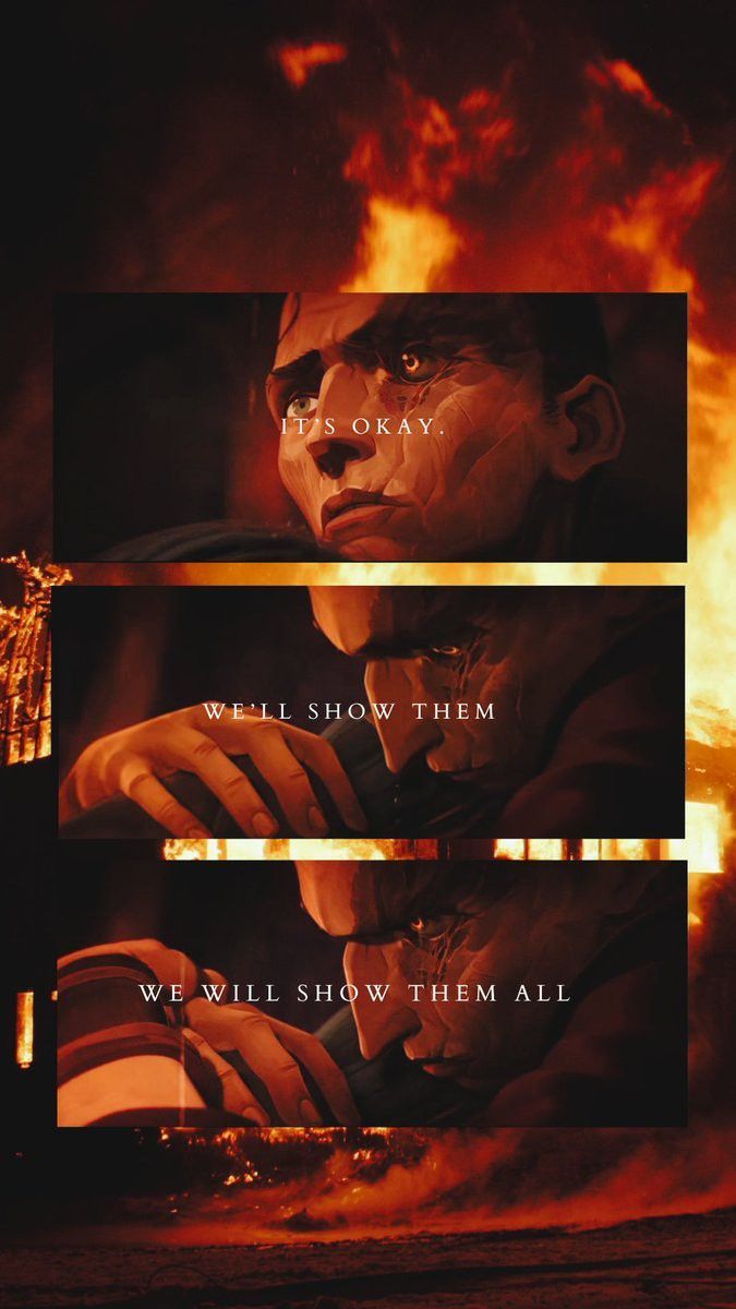 a movie poster with the words hell show them we will show them all on fire