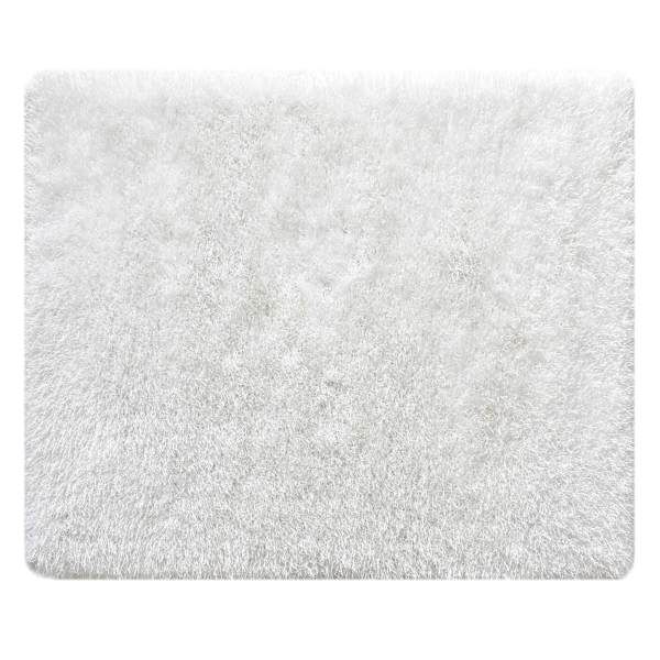 a white rug on a white background