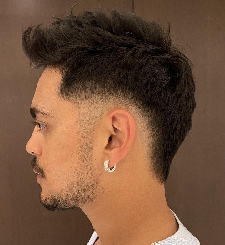 Millet Hairstyle Men, Faded Mullet Haircut For Men, New Hairstyles For Men 2024, Low Fade Mullet Haircut Mens, Fukuhilla Hair Men, Slope Haircut Men, Quiff Mullet, Normal Hairstyle For Men, Hair Style For Mens Men