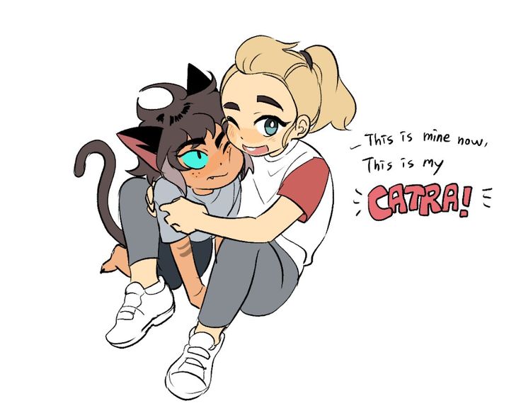 a woman hugging a cat with the caption'this is me now, this is my catra '