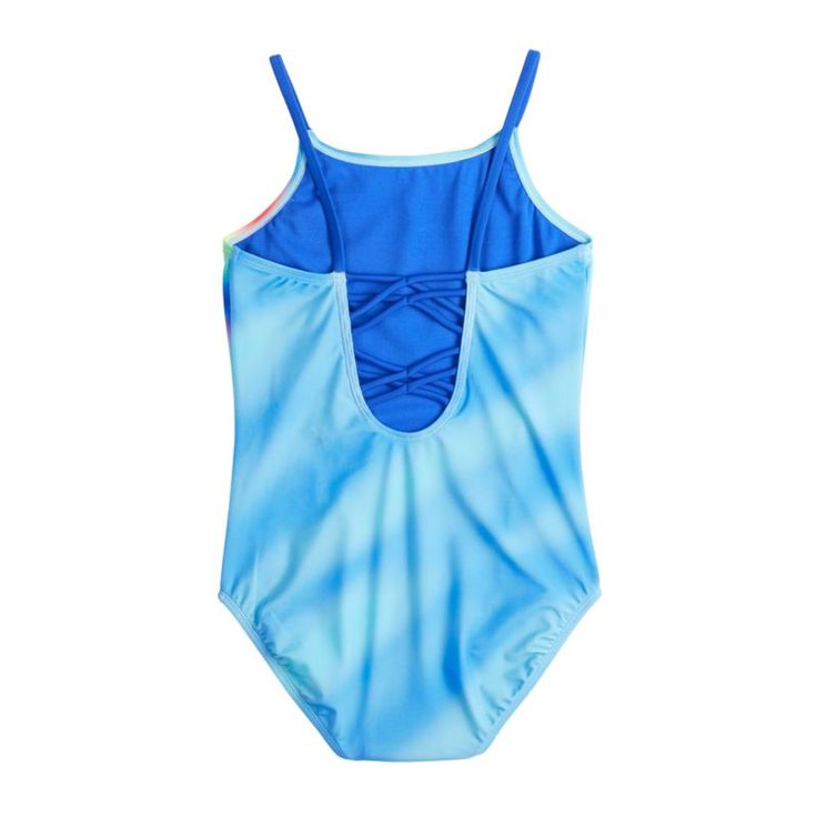 She'll be a ray of sunshine in this Girls 4-18 Breaking Waves Strappy Back One-Piece Swimsuit in Regular & Plus Size. She'll be a ray of sunshine in this Girls 4-18 Breaking Waves Strappy Back One-Piece Swimsuit in Regular & Plus Size. FEATURES Scoopneck UPF 50+ sun protection LinedFABRIC & CARE Tricot Lining: 100% recycled polyester Hand wash Imported Color: Navy. Gender: female. Age Group: kids. Cheap Multicolor One-piece Swimwear, Multicolor One-piece Bodysuit For The Beach, Stretch Multicolor One-piece Swimsuit, Playful Multicolor One-piece Swimwear, Kids Swimsuits Bikinis Size 7/8, One Piece Swimsuit, Fabric Care, Scoop Neck, One Piece