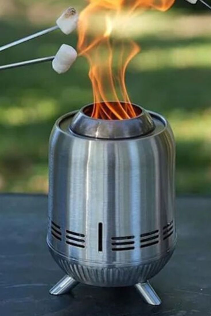 Portable Disco Smokeless FirePit Burns With Eye-Catching Tornado Flame Effect