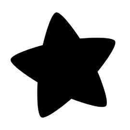 a black and white image of a star