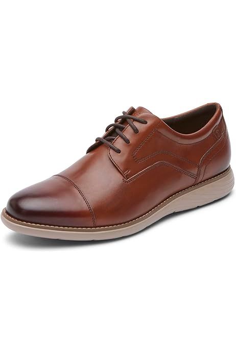 Amazon.com | Rockport Men's Garett Wingtip Oxford, Cognac, 7 M US | Oxfords Wingtip Oxford, Shoe Design, Design Collection, Cognac, Oxford, For Free, Sneakers, Free Shipping, Leather