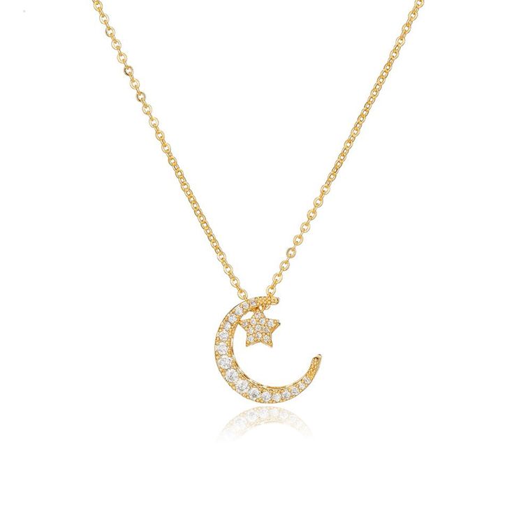 PRICES MAY VARY. Moon Necklace:The gold necklace for women with the freedom to be creative. The moon star necklace has so many ways to wear it, such as a necklace or a bracelet; it's like you have several different styles of chains, which is surprisingly clever. You can give it as a gift to friends, family on Valentine's Day, birthdays or any other holiday!Whether for a party or everyday wear, wear it alone or in layers that amaze you. Simple Necklace Size:Pendant Size: 0.6*0.5in. The everyday n Moon Star Necklace, Moon And Star Necklace, Crescent Moon Necklace Silver, Everyday Necklaces, Soft Gift, Crescent Necklace, Women Chain, Star Pendant Necklace, Crescent Moon Necklace