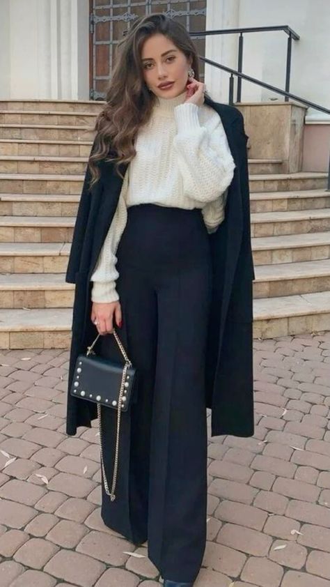 Skandinavian Fashion, Stylish Winter Outfits, Winter Fashion Outfits Casual, Chique Outfits, Stylish Work Attire, Business Casual Outfits For Work, Elegante Casual, Classy Work Outfits, Stylish Work Outfits