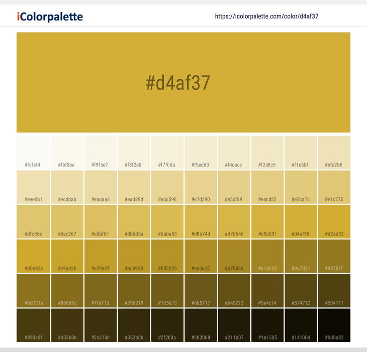 the color palette is shown in yellow and brown, as well as other colors on this page