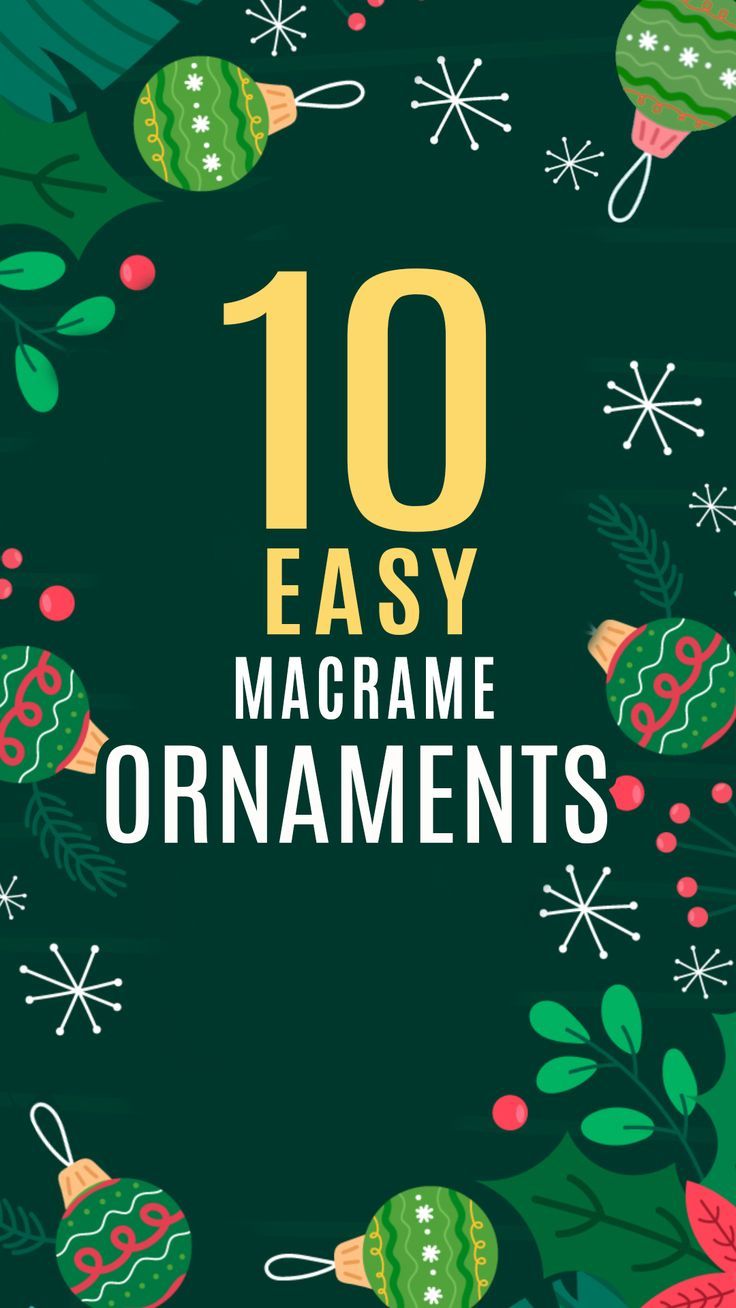 10 easy crafts, 10 Christmas ornaments diy, Macrame Christmas Ornaments,  10 decorating ideas, Room decorating ideas, Christmas tree patterns, diy holiday decor, 10 Christmas DIY, New Year's crafts, 10 macramé, makramee, makrome, makrama How To Make Macrame Ornaments, Macrame Xmas Decorations Tutorial, Macrema Christmas Ornaments Diy, Easy Macrame Christmas Decorations, Easy Macrame Ornaments Diy, Easy Christmas Macrame Ideas, Diy Macrame Ideas, Macrame Christmas Ornaments Diy Tutorial, Easy Macrame Christmas Ornaments