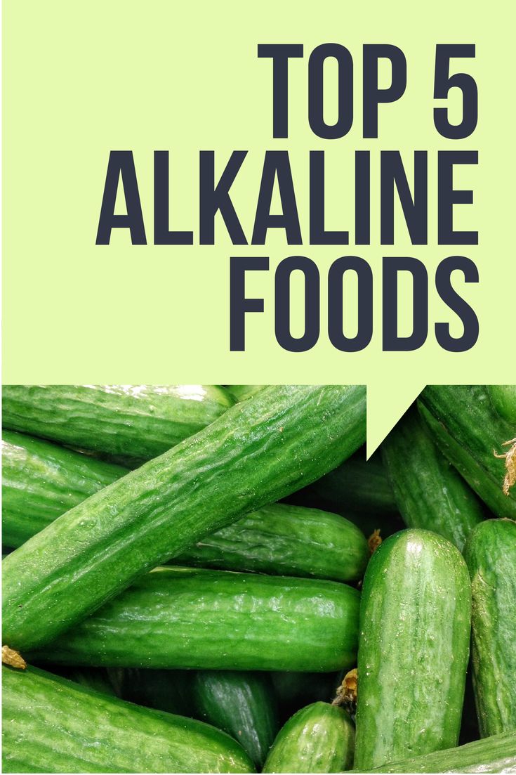 the top 5 alkaline foods for pickles and cucumbers are green