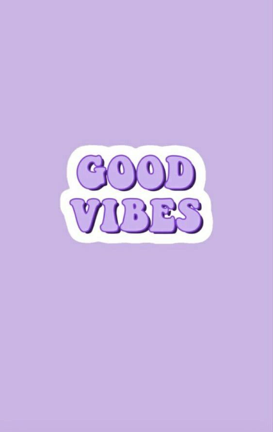 good vibes Good Vibes Purple, Valkyrie Aesthetic, Quotes Purple, Wallpapers For Ipad, Cherry Images, Aestethic Wallpaper, Preppy Quotes, Widget Quotes, Purple Quotes