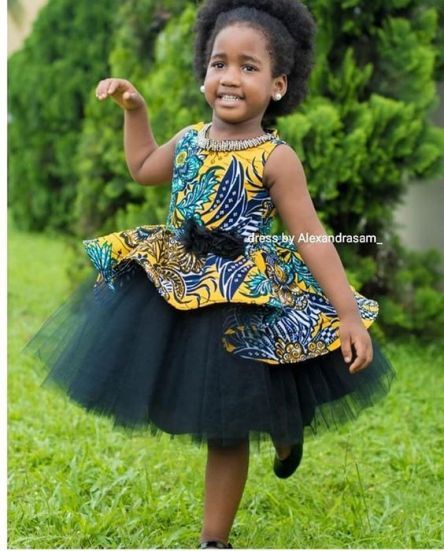 Baby African Clothes, African Kids Clothes, Ankara Styles For Kids, Styles For Kids, Princess Dress Kids, African Dresses For Kids, Sewing Dress, Afrikaanse Mode, Kids Dress Wear