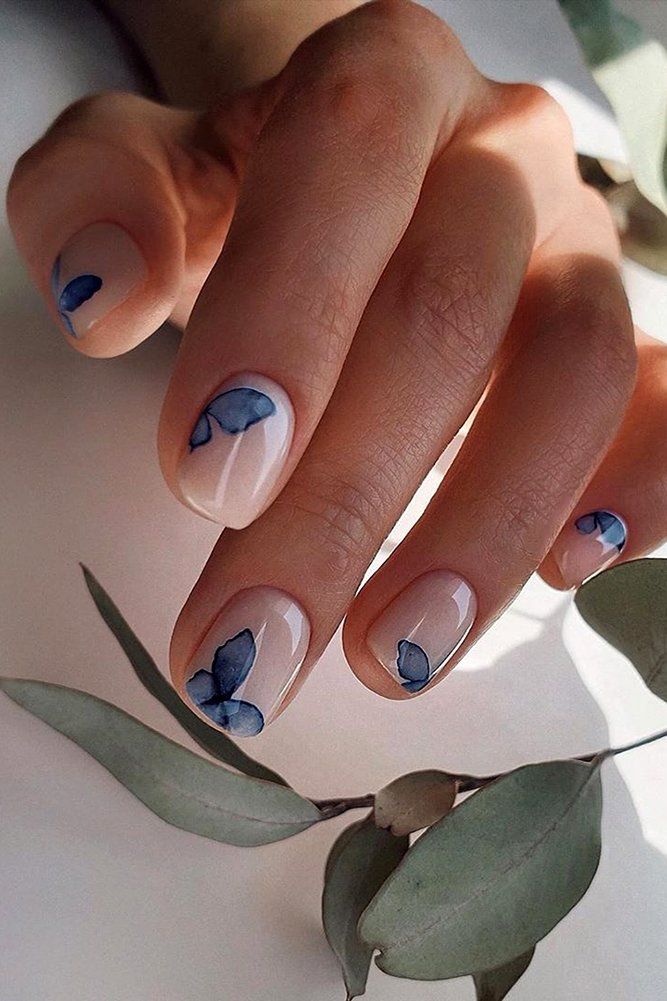 30 Cute Nail Design Ideas For Stylish Brides | Wedding Forward Manicure Nail Designs, Short Square Nails, Smink Inspiration, Minimal Nails, Manicure Ideas, Short Acrylic Nails Designs, Design Posters, Minimalist Nails, Dream Nails