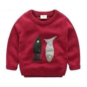 Playful Sweatshirt With Ribbed Cuffs For Fall, Playful Fall Sweatshirt With Ribbed Cuffs, Cute Winter Sweatshirt For School, Playful Long Sleeve Winter Sweatshirt, Cute Warm Cotton Sweater, Playful Crew Neck Winter Sweatshirt, Playful Winter Crew Neck Sweatshirt, Playful Winter Tops With Ribbed Cuffs, Playful Red Sweatshirt For Fall