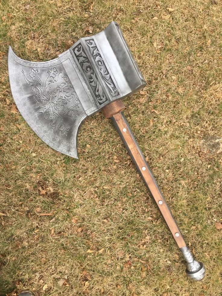 Greataxe Aesthetic, Dnd Greataxe Art, Fantasy Greataxe, Greataxe Dnd, Greataxe Art, Dnd Ocs, Dnd Party, Rpg Items, Fantasy Props