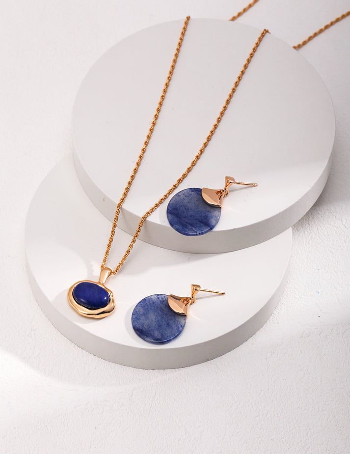 Timeless Blue Lapis Stone in Golden Oval Frame Necklace Cheap Modern Blue Jewelry, Frame Necklace, Lapis Stone, Delicate Pendant, Lapis Necklace, Lapis Lazuli Pendant, Lapis Lazuli Necklace, Lapis Lazuli Ring, Jade Earrings