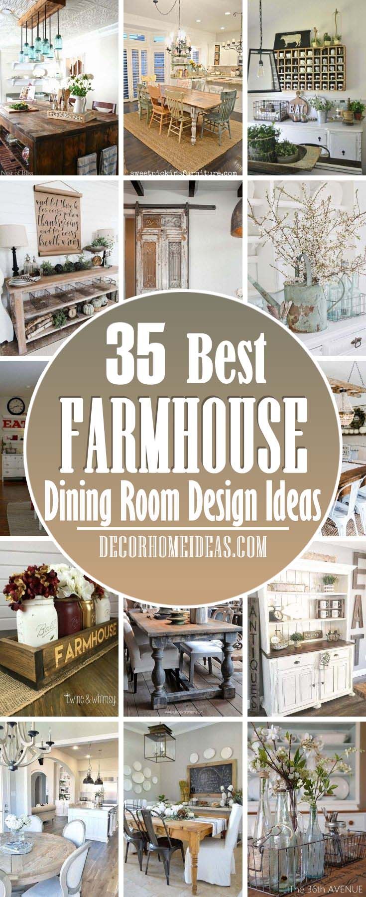 the 25 best farmhouse dining room design ideas