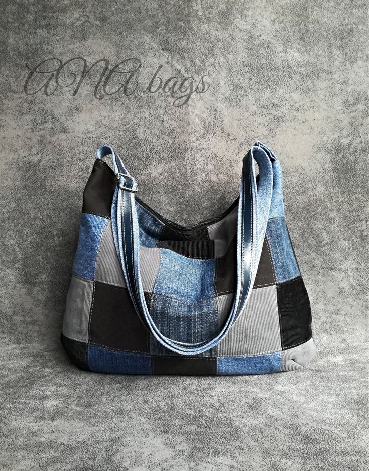 Jeans Handbag, Recycled Jeans Bag, Sac Tote Bag, Slouchy Hobo Bag, Denim Handbag, Bag Jeans, Upcycled Jeans, Bag Sewing Pattern, Jean Purse