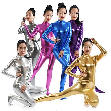 Zentai Anzüge Catsuit Hautenger Anzug Ninja Erwachsene Elasthan Latex Cosplay Kostüme Geschlecht Herrn Damen Solide Halloween / Gymnastikanzug / Einteiler / Zentai Kostüme / Zentai Kostüme Fitted Rave Bodysuit For Costume Party, High Stretch Bodysuit For Halloween Party, Costume Long Sleeve Stretch Bodysuit, Long Sleeve Sets For Cosplay Costume Party, Long Sleeve Sets For Costume Party And Cosplay Events, Stretch Long Sleeve Costume Bodysuit, Stretch Long Sleeve Bodysuit For Costume, Stretch Rave Unitard For Costume Party, Rave Style Stretch Unitard For Costume Party