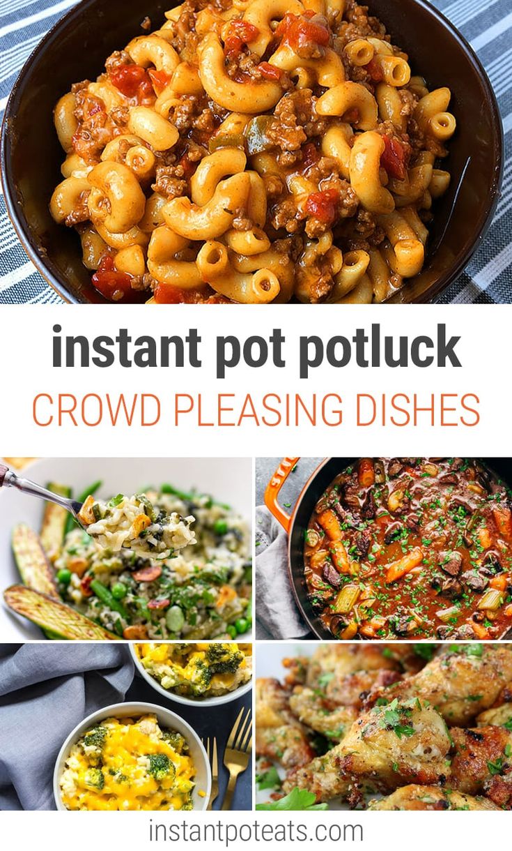 instant pot potluck crowd pleasing dishes