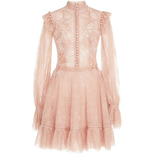 Chantilly Dress, Chantilly Lace Dress, Pink Short Dress, Lace Short Dress, Vintage Lace Dress, Dress Moda Operandi, Pink Lace Dress, Boho Summer Dresses, Short Lace Dress