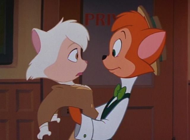 the fox and the hound is talking to each other