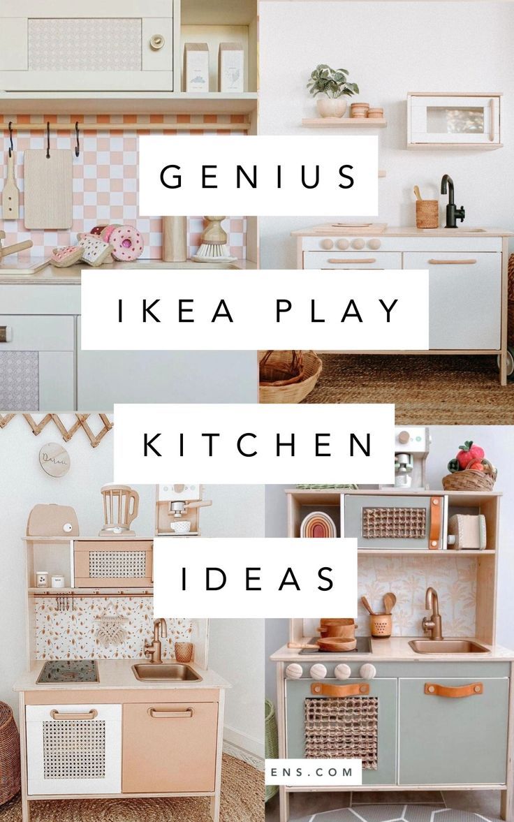 the words genius ikea play kitchen ideas