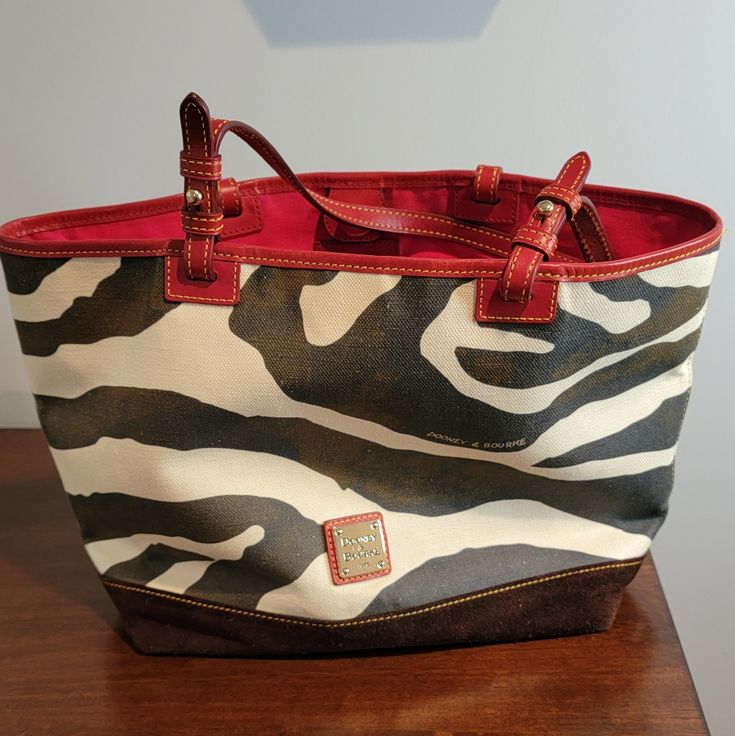 Minimal Use, Like Brand New. Animal Print Handbags, Denim Skirt Women, Dooney And Bourke, Dooney & Bourke Bags, Skirt Women, Dooney & Bourke, Red Brown, Dooney Bourke, Womens Tote Bags