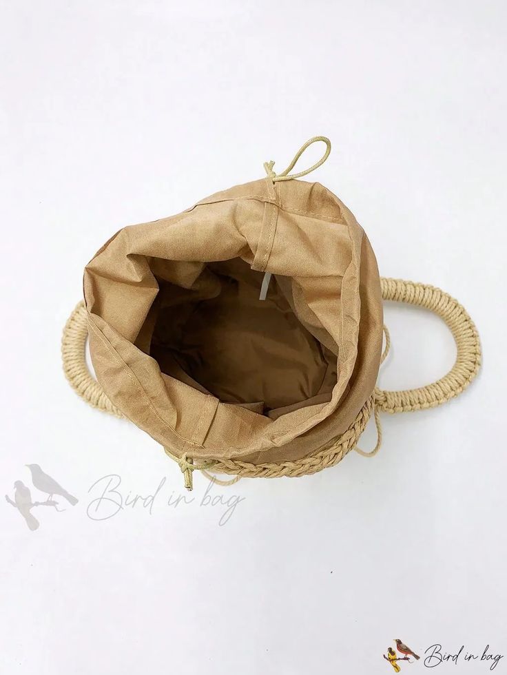 Bird in Bag - Womens Bohemian Summer Beach Handbag Bohemian Shoulder Bag For Spring Travel, Bohemian Shoulder Bag With Removable Pouch For Spring, Bohemian Shoulder Bag For Spring, Bohemian Style Shoulder Bag For Spring, Brown Handheld Hobo Bag For Vacation, Beach Season Beige Crossbody Bucket Bag, Bohemian Straw Pouch Bag With Large Capacity, Bohemian Hobo Bag For Spring Travel, Brown Bucket Shoulder Bag For Beach