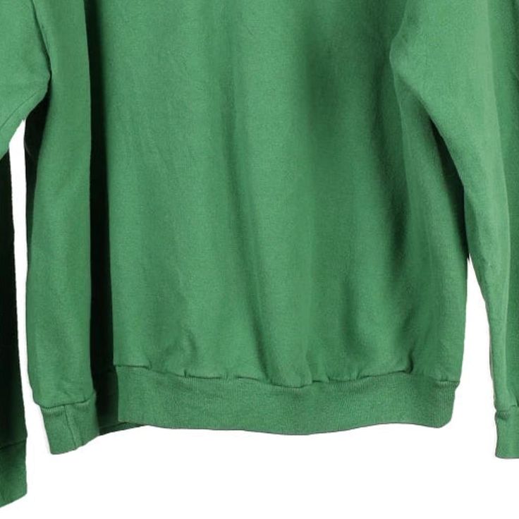 Description:Vintage green Hanes sweatshirt, fits x-large.GENDER: womens CONDITION: very good.STYLE: sweatshirtERA: 1990sCOLOUR: greenFABRIC: cotton blend Green Crew Sweater With Ribbed Cuffs, Green Crew Neck Sweater With Ribbed Cuffs, Green Crew Neck Sweater, Green Cotton Crew Sweatshirt, Green Casual Sweatshirt With Ribbed Cuffs, Green Sporty Crew Neck Sweater, Vintage Green Long Sleeve Hoodie, Green Oversized Retro Sweater, Casual Green Sweatshirt With Ribbed Cuffs