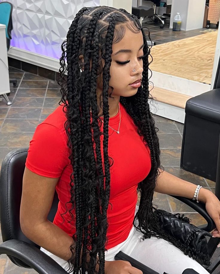 Short Box Braids Hairstyles, Braids Hairstyles For Black Women, Cute Box Braids, Big Box Braids Hairstyles, Goddess Braids Hairstyles, Box Braids Hairstyles For Black Women, Cute Braided Hairstyles, Cute Box Braids Hairstyles, Quick Braided Hairstyles