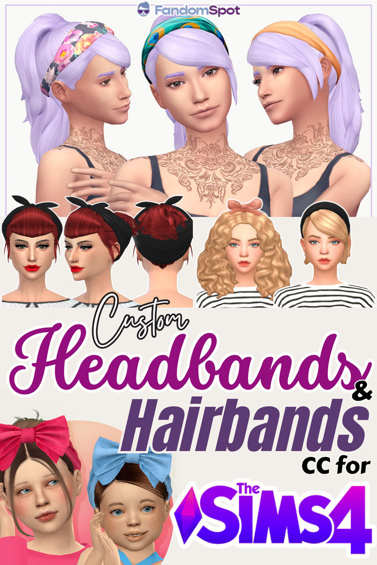 Sims 4 Headband, Sims 4 Cc Free, Custom Headbands, A Hairstyle, All Hairstyles, Icing On The Cake, Best Bow, Black Headband, Bow Accessories