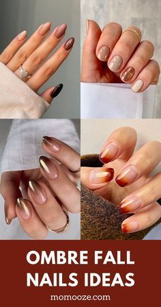 Fall Ombre Nails, Ombre Chrome, Ambre Nails, Ombre Nail Colors, Nails Pictures, Ombre Chrome Nails, Nails Images, Ombre Gel Nails, Fall Ombre