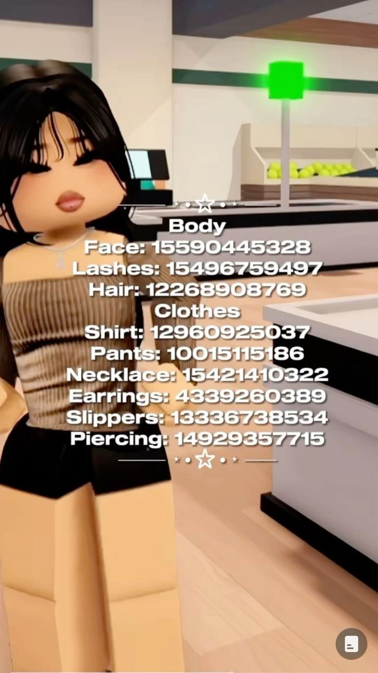 an animated woman standing in front of a counter top with numbers on it and the words below her