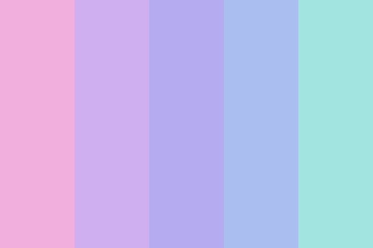 pastel blue and pink color swatches for wallpaper or backdrops in different colors