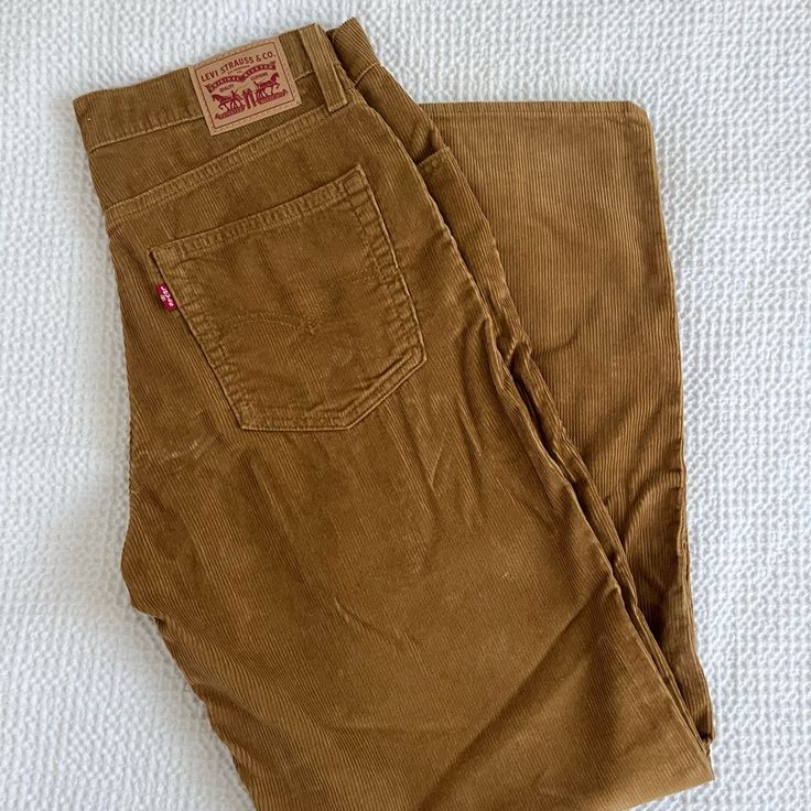 Women’s Size 30 Never Worn Brand New But Doesn’t Come With The Original Tag Levi’s Pants, Levi's Casual Corduroy Jeans, Levi's Brown Bottoms With Pockets, Levi's Corduroy Jeans With Pockets, Levi's Straight Leg Corduroy Bottoms, Levi's Corduroy Bottoms For Spring, Levi's Corduroy Bottoms For Fall, Levi's Corduroy Pants With Pockets, Levi's Corduroy Jeans