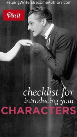 a man and woman are touching each other's hand with the caption, checklist for introduce your characters